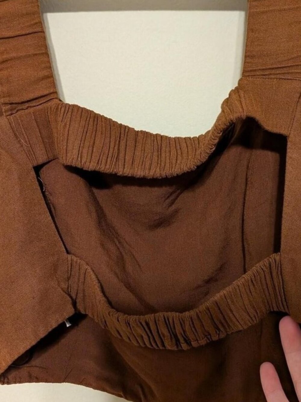 Women's Brown Top - Picture 2 of 2